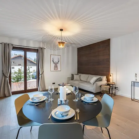 Proche Pistes Avec Jardin, Parking, Casier A - 5 Min A Pied Du Centre De - Fr-1-569-138 * Megeve