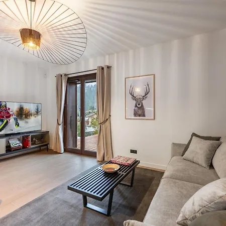 Lumineux Pres Des Pistes Avec Parking, Animaux Admis - Fr-1-569-138 Lägenhet Megève